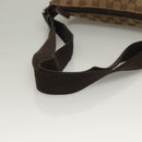 GUCCI GG Canvas Shoulder Bag Beige Silver 145857 Auth bs27780-6