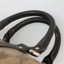 GUCCI GG Crystal Boston Bag Coated Canvas outlet Beige Gold 296021 Auth bs27785-8