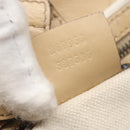GUCCI GG Canvas Guccissima Tote Bag Leather Beige Gold 269953 Auth bs27786-12