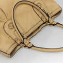 GUCCI GG Canvas Guccissima Tote Bag Leather Beige Gold 269953 Auth bs27786-6