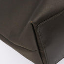 GUCCI Tote Bag Satin Brown Silver 002 1099 Auth bs27787-15