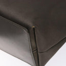 GUCCI Tote Bag Satin Brown Silver 002 1099 Auth bs27787-16