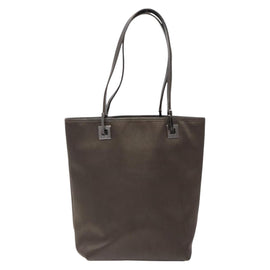 GUCCI Tote Bag Satin Brown Silver 002 1099 Auth bs27787 - 0
