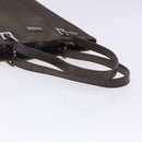 GUCCI Tote Bag Satin Brown Silver 002 1099 Auth bs27787-7