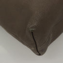 GUCCI Bamboo Hand Bag Leather Gray Gold 323663 Auth bs27789-15