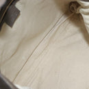 GUCCI Bamboo Hand Bag Leather Gray Gold 323663 Auth bs27789-10