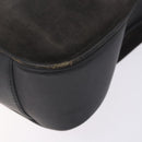 GUCCI Bamboo Hand Bag Suede Leather Gray Gold 001 1705 1638 Auth bs27790-9