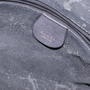 GUCCI Bamboo Hand Bag Suede Leather Gray Gold 001 1705 1638 Auth bs27790-17