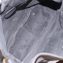 GUCCI Bamboo Hand Bag Suede Leather Gray Gold 001 1705 1638 Auth bs27790-10