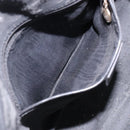 GUCCI Bamboo Hand Bag Suede Leather Gray Gold 001 1705 1638 Auth bs27790-11