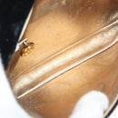 CHANEL Matelasse Waist Bag Velor Black Gold CC Auth bs27796-19