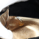 CHANEL Matelasse Waist Bag Velor Black Gold CC Auth bs27796-22