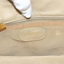 CHANEL Tote Bag Coated Canvas Beige Gold CC Auth bs27799-10