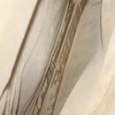 CHANEL Tote Bag Coated Canvas Beige Gold CC Auth bs27799-11