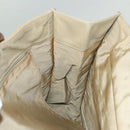 CHANEL Tote Bag Coated Canvas Beige Gold CC Auth bs27799-18