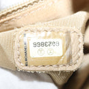 CHANEL Tote Bag Coated Canvas Beige Gold CC Auth bs27799-12