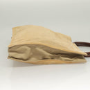 CHANEL Tote Bag Coated Canvas Beige Gold CC Auth bs27799-3