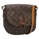 LOUIS VUITTON Monogram Saint Cloud GM Shoulder Bag Vintage M51242 Auth bs27806-1