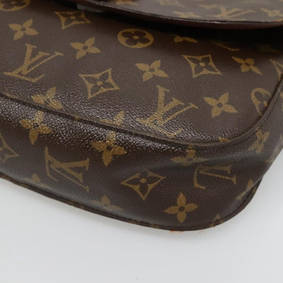 LOUIS VUITTON Monogram Saint Cloud GM Shoulder Bag Vintage M51242 Auth bs27806