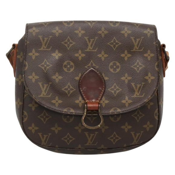 LOUIS VUITTON Monogram Saint Cloud GM Shoulder Bag Vintage M51242 Auth bs27806