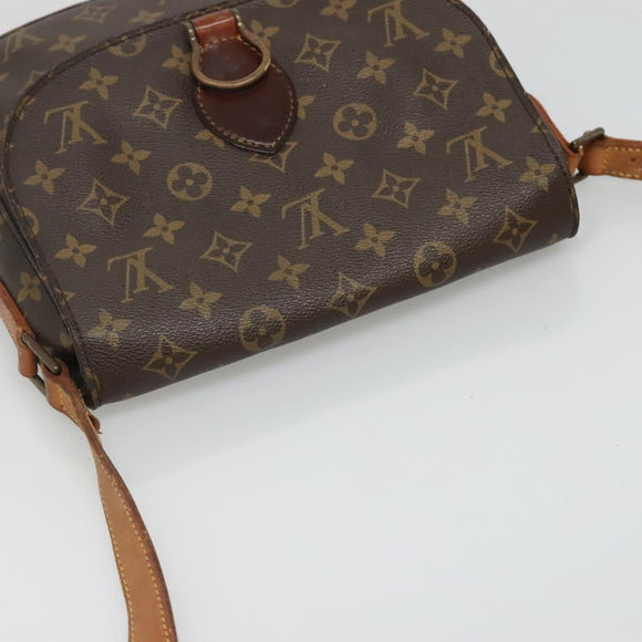 LOUIS VUITTON Monogram Saint Cloud GM Shoulder Bag Vintage M51242 Auth bs27806