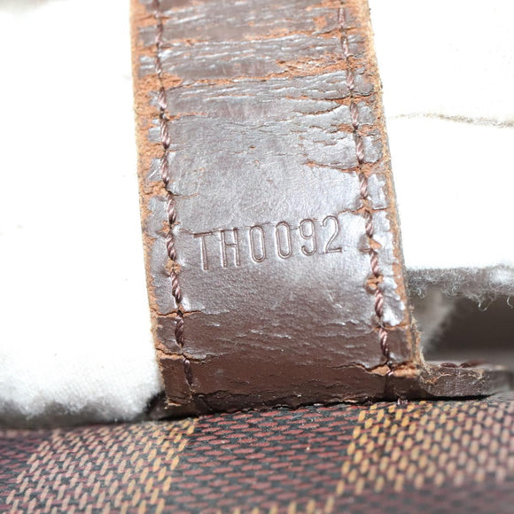 LOUIS VUITTON Damier Ebene Broadway Shoulder Bag N42270 LV Auth bs27810