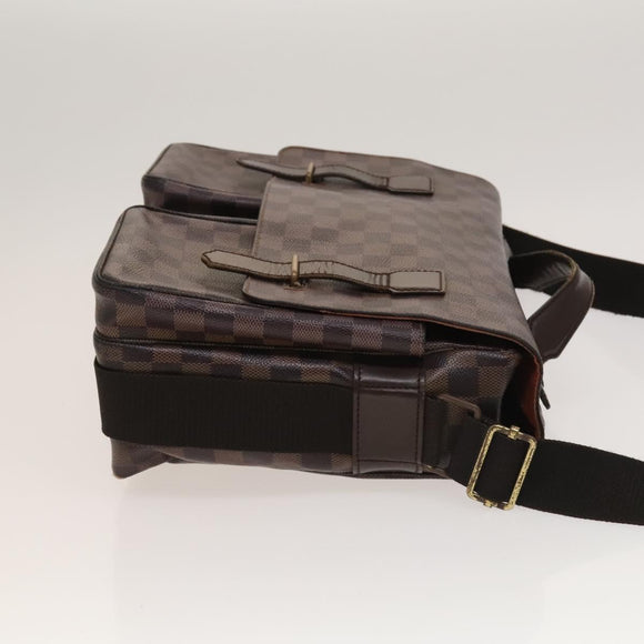 LOUIS VUITTON Damier Ebene Broadway Shoulder Bag N42270 LV Auth bs27810