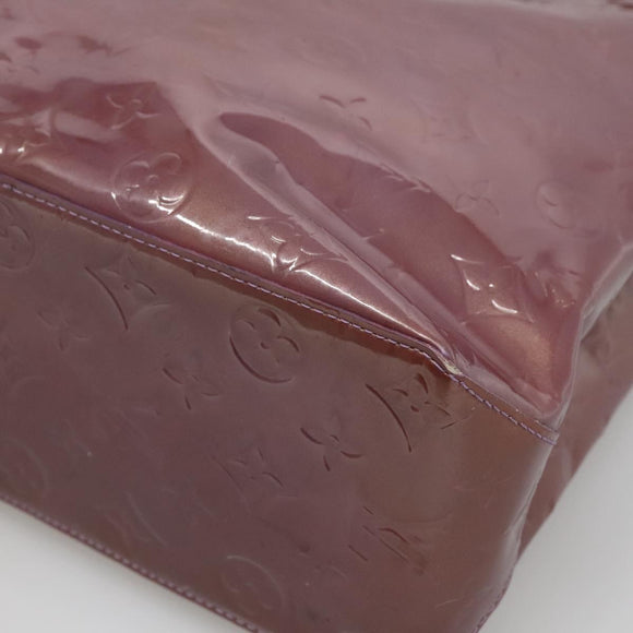 LOUIS VUITTON Monogram Vernis Reade MM Hand Bag Viole M91087 LV Auth bs27811