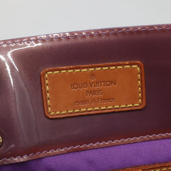 LOUIS VUITTON Monogram Vernis Reade MM Hand Bag Viole M91087 LV Auth bs27811