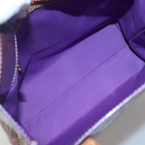 LOUIS VUITTON Monogram Vernis Reade MM Hand Bag Viole M91087 LV Auth bs27811