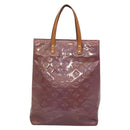 LOUIS VUITTON Monogram Vernis Reade MM Hand Bag Viole M91087 LV Auth bs27811-13