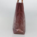 LOUIS VUITTON Monogram Vernis Reade MM Hand Bag Viole M91087 LV Auth bs27811-3