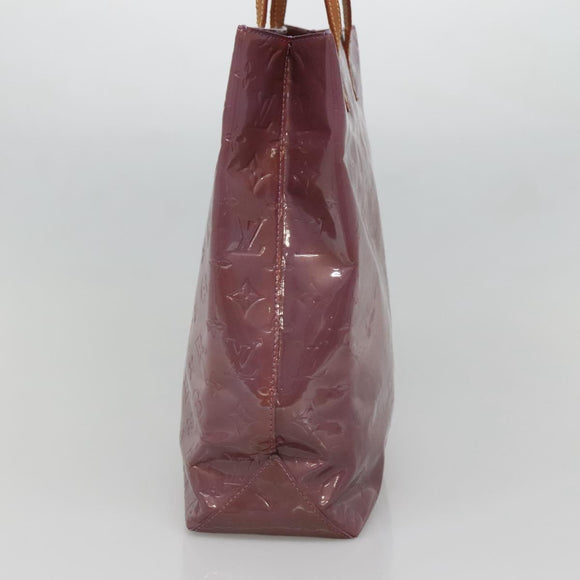 LOUIS VUITTON Monogram Vernis Reade MM Hand Bag Viole M91087 LV Auth bs27811
