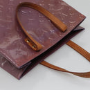 LOUIS VUITTON Monogram Vernis Reade MM Hand Bag Viole M91087 LV Auth bs27811-6