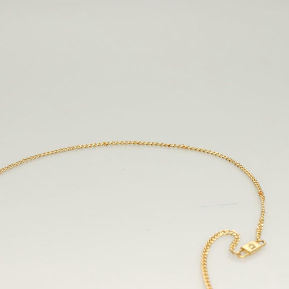 Christian Dior Trotter Canvas Chain Shoulder Bag Black Gold Auth bs27815