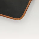 Christian Dior Chain Shoulder Bag Leather Black Gold Auth bs27816-16