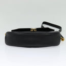 Christian Dior Shoulder Bag Leather Black Gold Auth bs27817-10