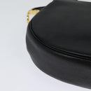 Christian Dior Shoulder Bag Leather Black Gold Auth bs27817-13