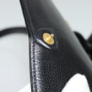 Christian Dior Shoulder Bag Leather Black Gold Auth bs27817-16