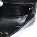 Christian Dior Shoulder Bag Leather Black Gold Auth bs27817-20