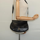 Christian Dior Shoulder Bag Leather Black Gold Auth bs27817-23