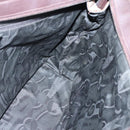 Salvatore Ferragamo Chain Shoulder Bag Canvas Leather Brown Silver Auth bs27823-17