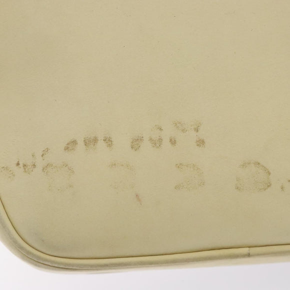 Salvatore Ferragamo Gancini Shoulder Bag Suede Beige Gold Auth bs27824