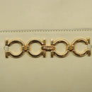 Salvatore Ferragamo Gancini Shoulder Bag Suede Beige Gold Auth bs27824-17