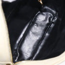 Salvatore Ferragamo Gancini Shoulder Bag Suede Beige Gold Auth bs27824-10