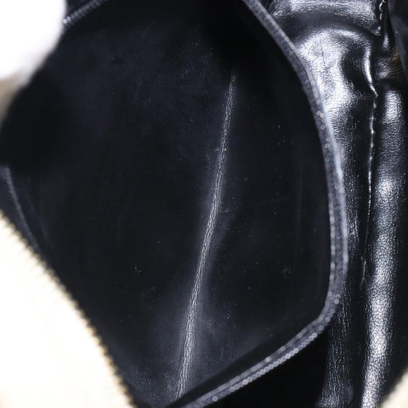 Salvatore Ferragamo Gancini Shoulder Bag Suede Beige Gold Auth bs27824