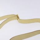 Salvatore Ferragamo Gancini Shoulder Bag Suede Beige Gold Auth bs27824-13