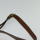 Salvatore Ferragamo Shoulder Bag Canvas Leather Beige Gold Auth bs27826-8