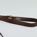 Salvatore Ferragamo Shoulder Bag Leather Bordeaux Gold Auth bs27827-14