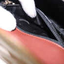 Salvatore Ferragamo Gancini Shoulder Bag Enamel Beige Gold Auth bs27828-21